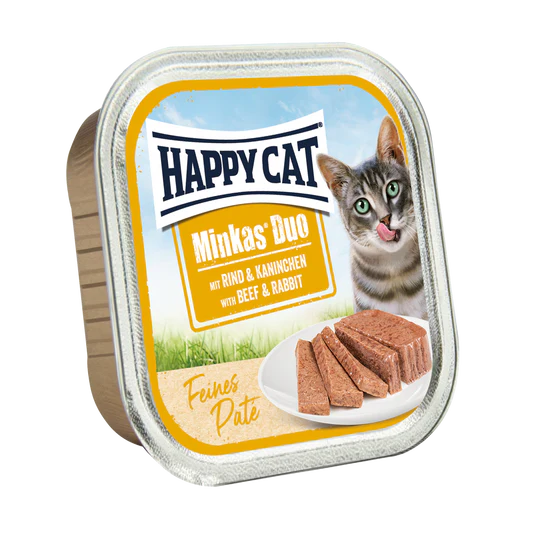 Happy Cat Minkas Duo Beef & Rabbit 16x100g