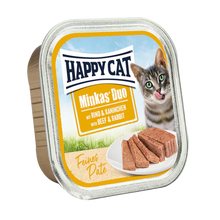 Happy Cat Minkas Duo Beef & Rabbit 0.1kg (Min 16pcs - 100g)