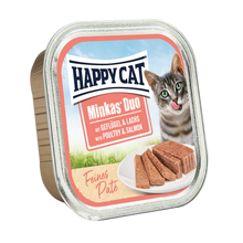 Happy Cat Minkas Duo Poultry & Salmon 0.1kg (Min 16pcs - 100g)