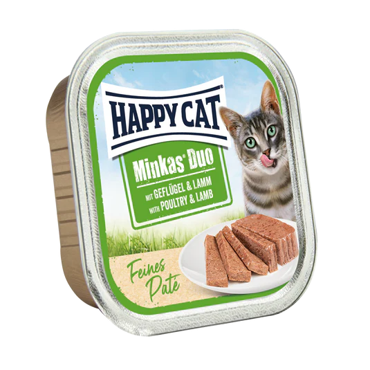 Happy Cat Minkas Duo Poultry & Lamb 16x100g