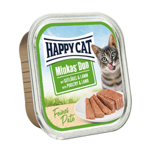 Happy Cat Minkas Duo Poultry & Lamb 0.1kg (Min 16pcs - 100g)