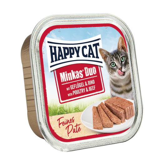 Happy Cat Minkas Duo Poultry & Beef 16x100g