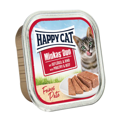 Happy Cat Minkas Duo Poultry & Beef 16x100g