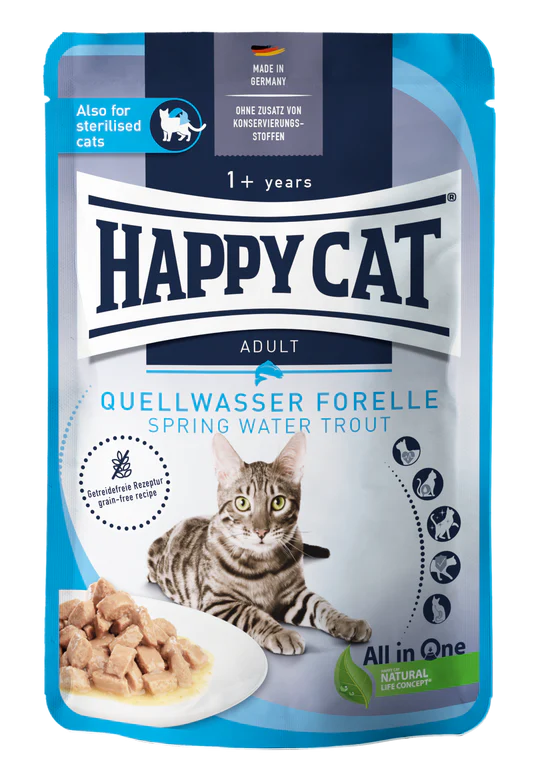 Happy Cat MIS Culinary Spring Water Trout 20x85g