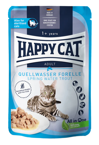 Happy Cat MIS Culinary Spring Water Trout 20x85g