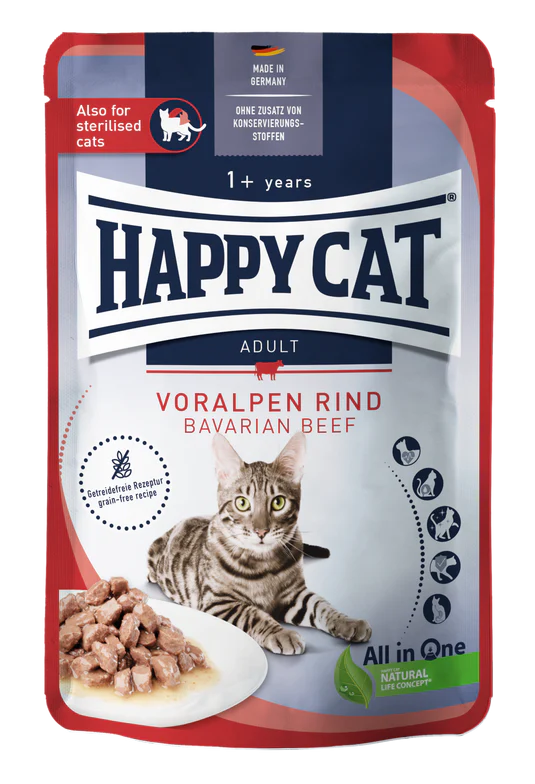 Happy Cat MIS Culinary Bavarian Beef 20x85g