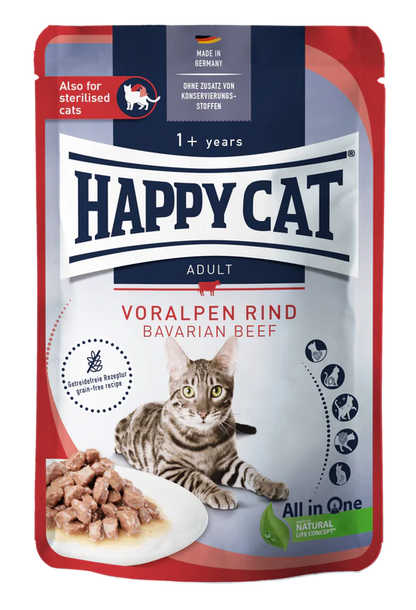 Happy Cat MIS Culinary Bavarian Beef 20x85g