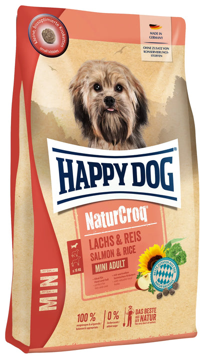 Happy Dog NaturCroq Mini Lachs & Reis (Salmon & Rice) 4 KG
