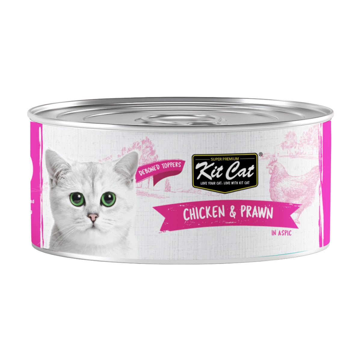 Kit Cat Chicken & Prawn 6x80g