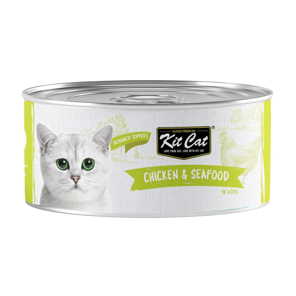 Kit Cat Chicken & Seafood 6x80g