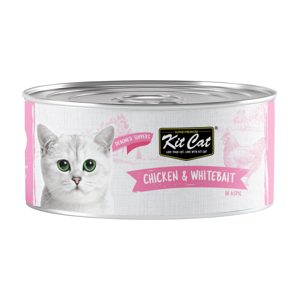 Kit Cat Chicken & Whitebait 6x80g
