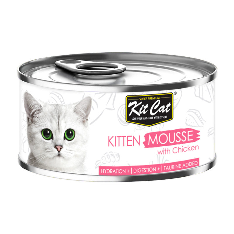 Kit Cat Kitten Mousse with Chicken 6x80g