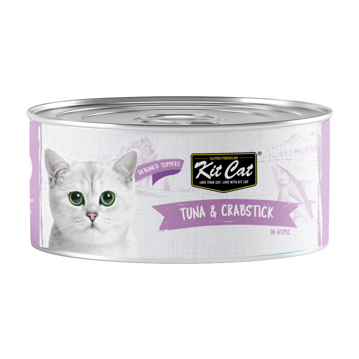 Kit Cat Tuna & Crabstick 6x80g
