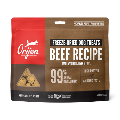 Orijen Beef Recipe Freeze Dried Dog Treats - 92G