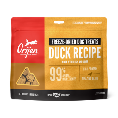 Orijen Duck Recipe Freeze Dried Dog Treats - 92G