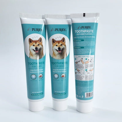 Purry Dog Toothpaste -Beef flavor 90g