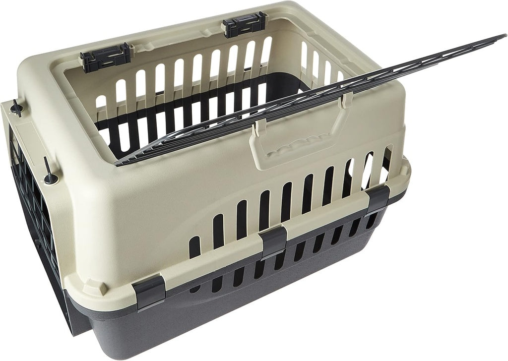 Pet Mode Plastic Pet Carrier Top & Front Door[Dimension - 50 x 35 x 32cm]