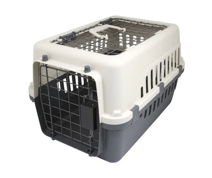Pet Mode Plastic Pet Carrier Top & Spring Lock Front Door [Dimension - 50 x 35 x 32cm]