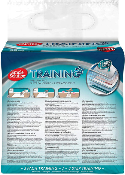 Simple Solution Premium Dog and Puppy Training Pads (Pack of 30)