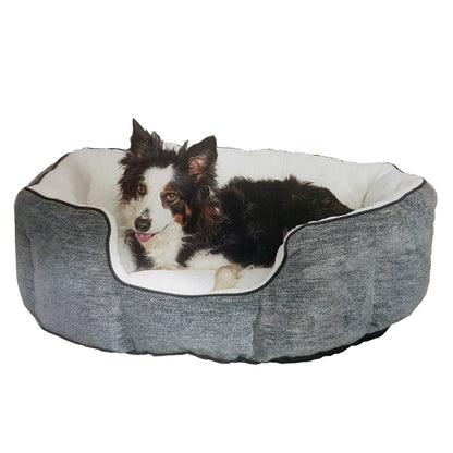 Midwest QuietTime Deluxe Taupe Tulip Bed (Medium)