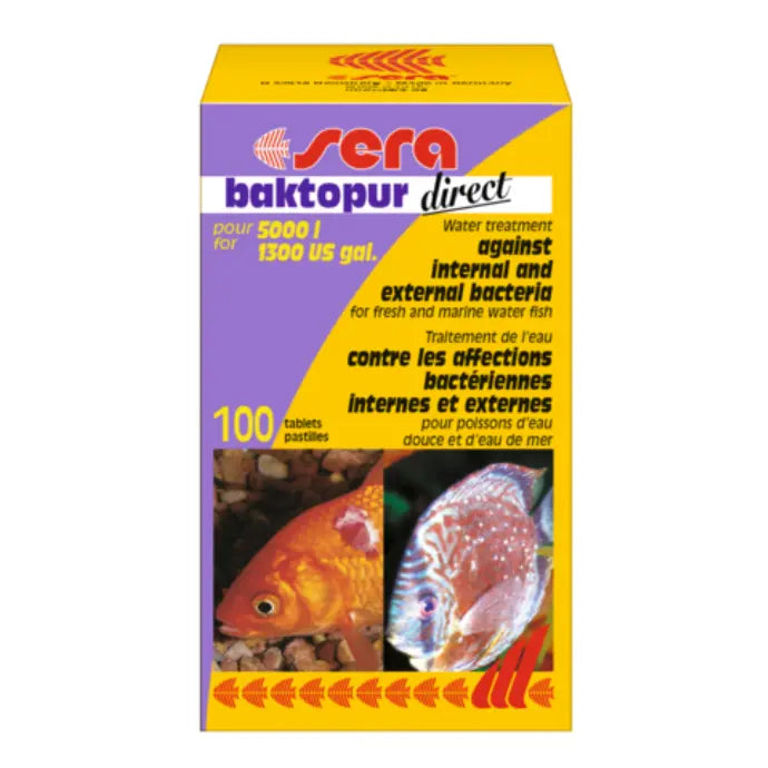 Sera Baktopur Direct Aquarium Bacterial Treatment Tablets – 24 Tablets