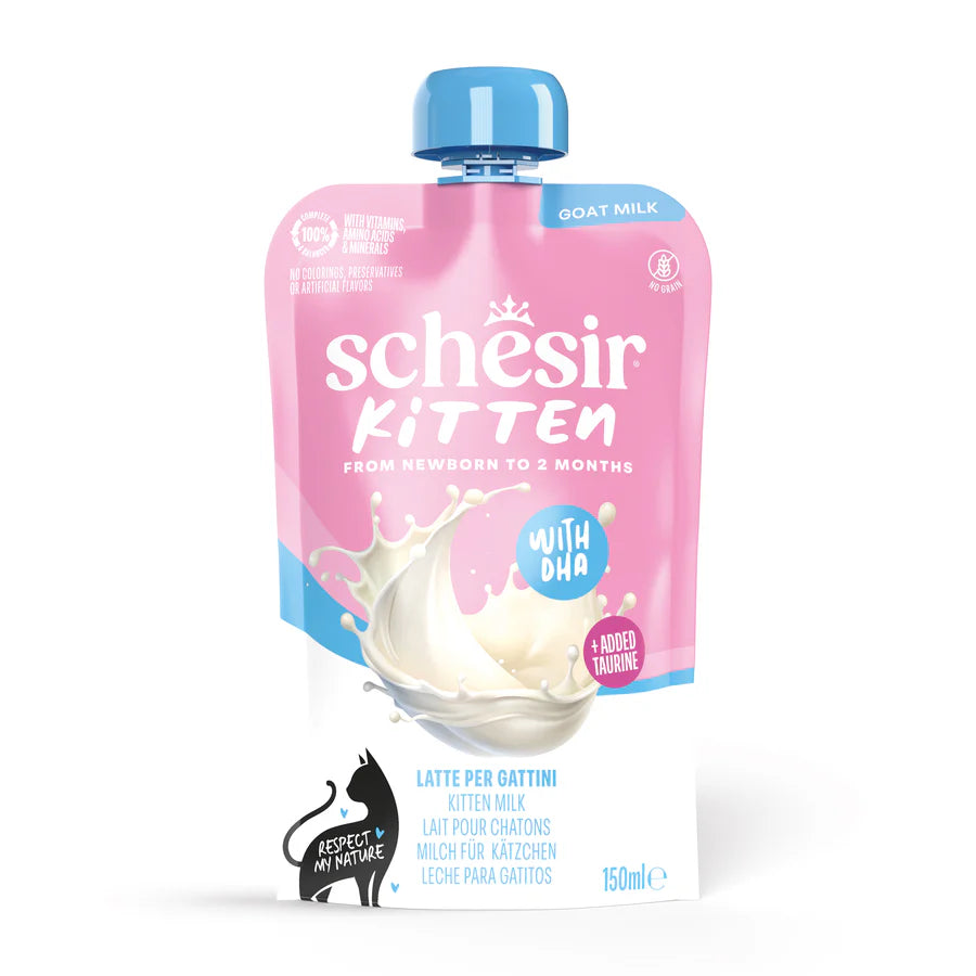 Schesir Baby Goat Milk for Kittens | Newborn to 2 Months | 150ml x 6 Pack