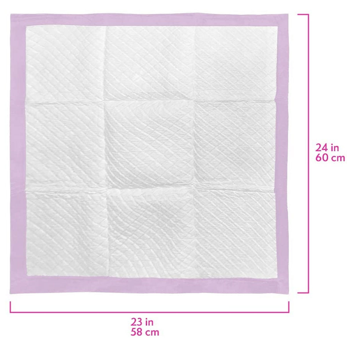 Simple Solution All Day Premium Dog Pads, Lavender Scent, 23" x 24" - Pack of 100