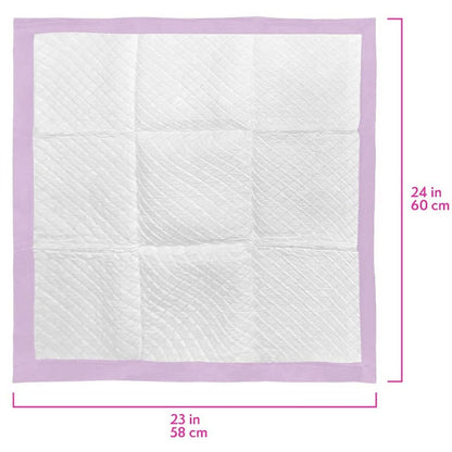 Simple Solution All Day Premium Dog Pads, Lavender Scent, 23" x 24" - Pack of 100