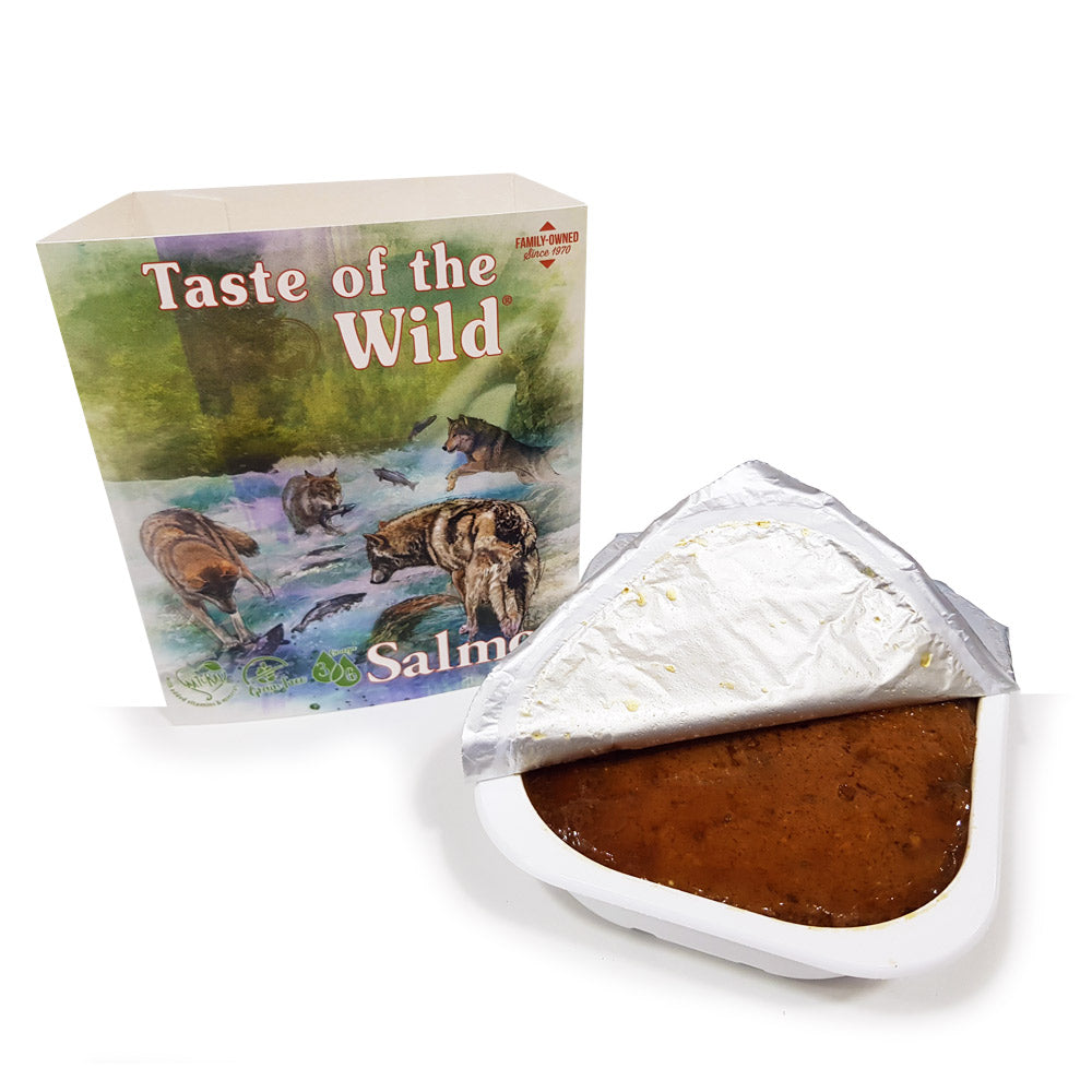 Taste of the Wild Salmon with Fruit & Vegetables Tray Wet Dog Food 390G