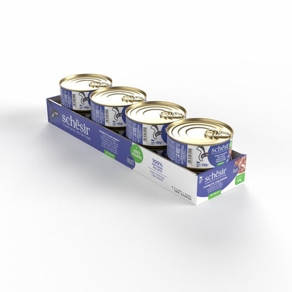 Schesir Complete & Balanced Nutrition Wet Cat Food in Jelly Can- Tuna With Beef 140g [MOQ:8pcs]