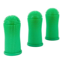 Bugalugs Finger Brush for Dogs & Cats - 3PCS