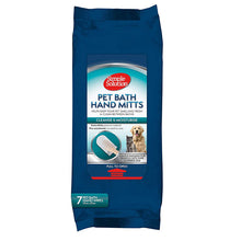 Simple Solution Pet Bath Hand Mitts 7 handwipes 17cmx28cm