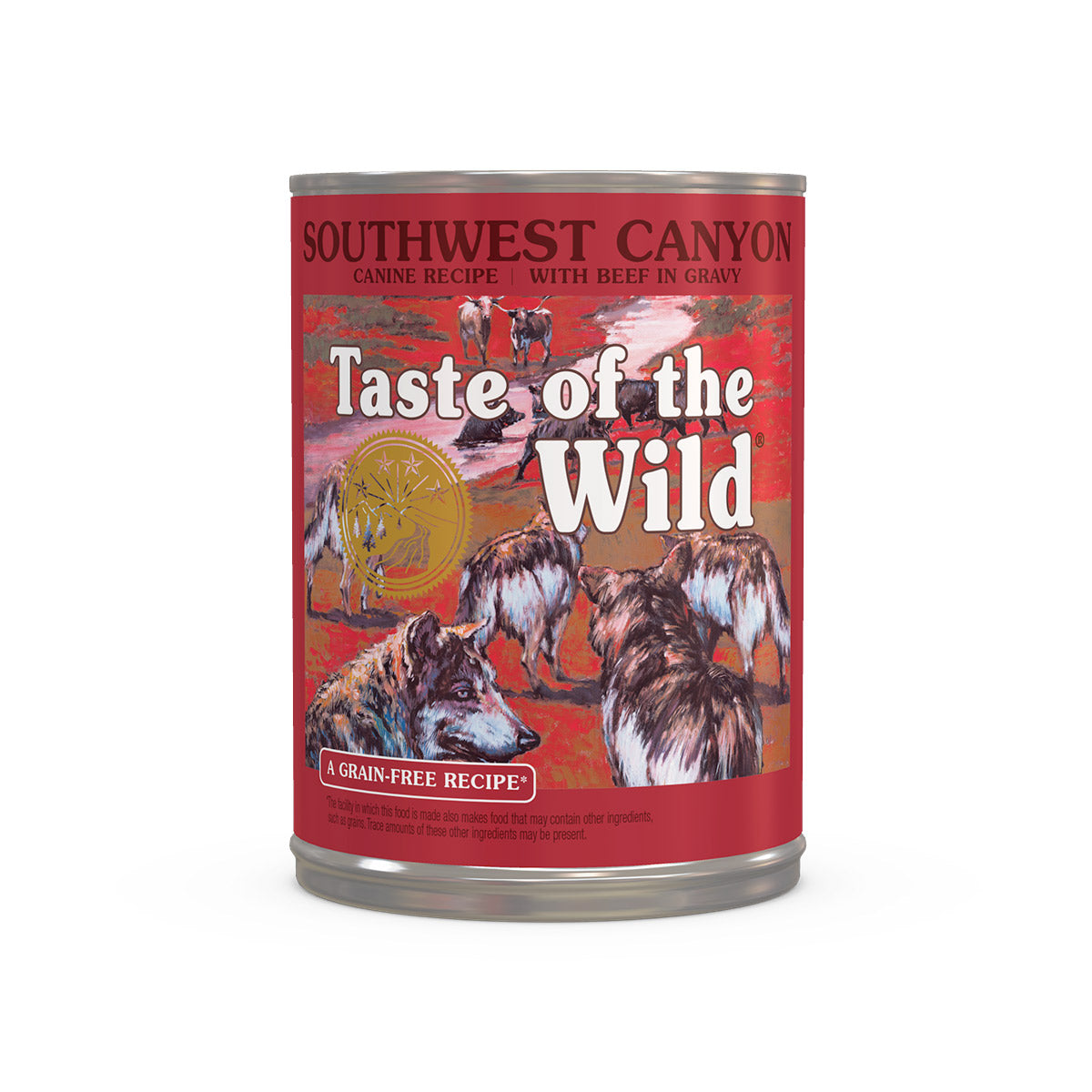 Taste of the Wild Southwest Canyon Canine with Beef in Gravy Wet Dog Food 390g - Pack of 12