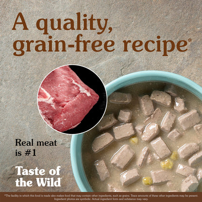 Taste of the Wild Southwest Canyon Canine with Beef in Gravy Wet Dog Food 390g - Pack of 12