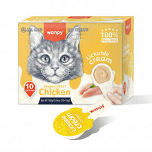 WANPY Lickable Cream Spoon – Chicken For Cat – (16g x 10pcs/box)