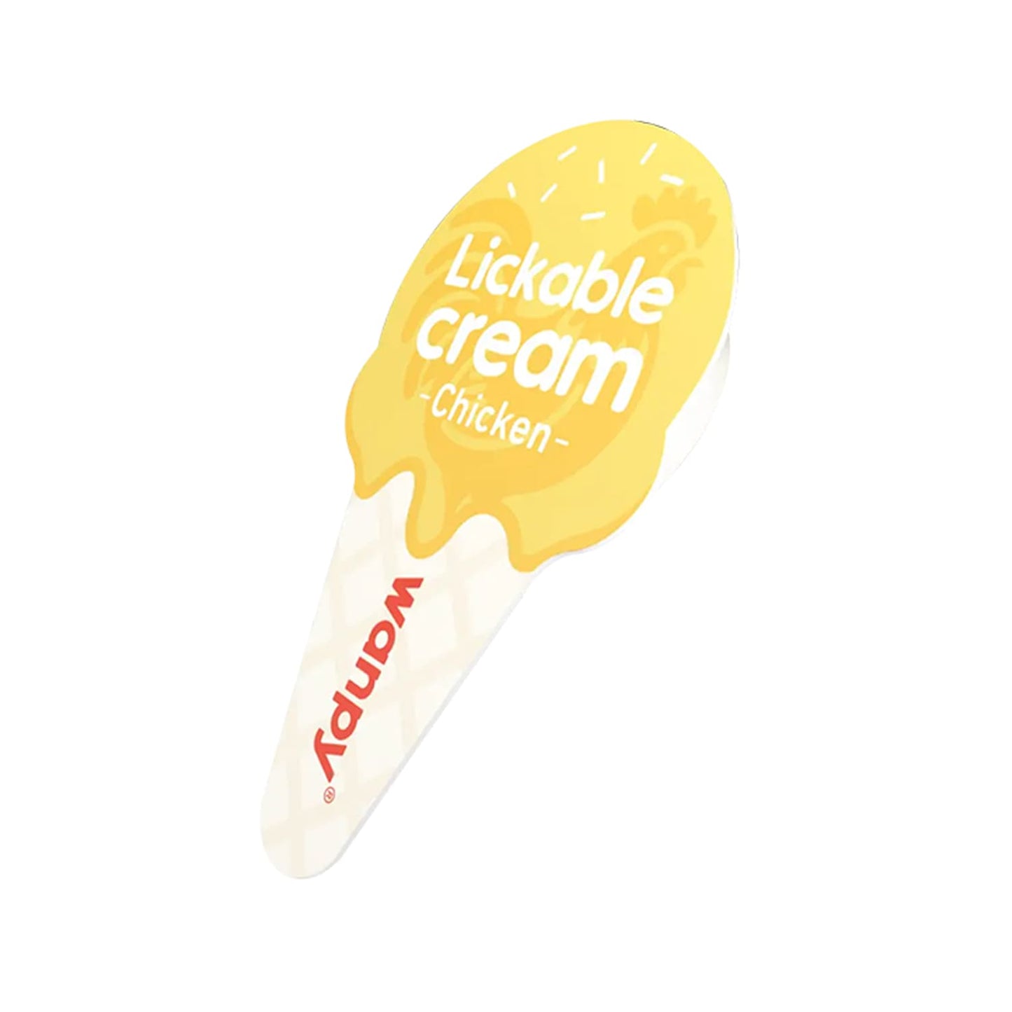 WANPY Lickable Cream Spoon – Chicken For Cat – (16g x 10pcs/box)