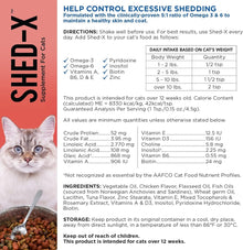 Synergy Labs Shed-X Supplement for Cats 8 oz - 237 ml