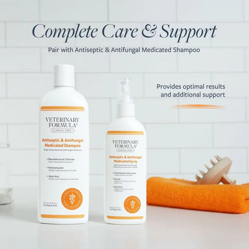 Synergy Labs Veterinary Formula Clinical Care Antiseptic & Antifungal Spray For Dogs & Cats 236ml[Volume - 236ml]