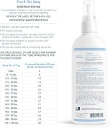 Synergy Labs Veterinary Formula Flea & Tick Spray 237ml (8 Fl Oz)