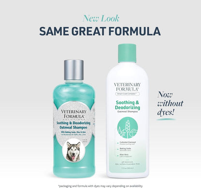 Synergy Labs Veterinary Formula Solutions Soothing & Deodorizing Oatmeal Shampoo 17oz - 503ml