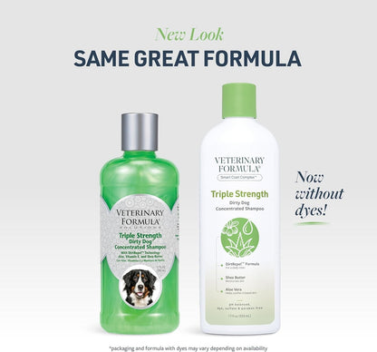 Synergy Labs Veterinary Formula Solutions Triple Strength Dirty Dog Concentrated Shampoo 17oz - 503ml