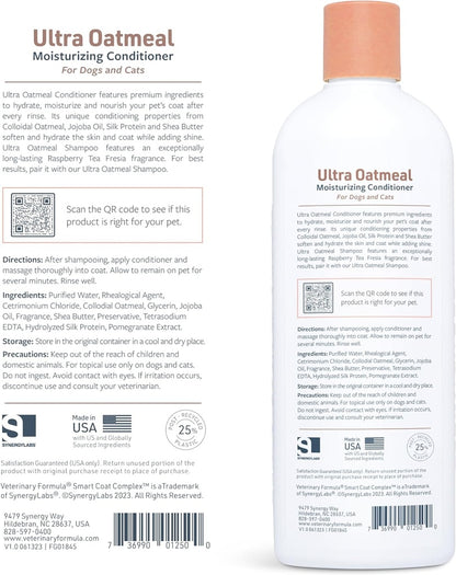 Synergy Labs Veterinary Formula Solutions Ultra Oatmeal Moisturizing Conditioner 17oz - 503ml