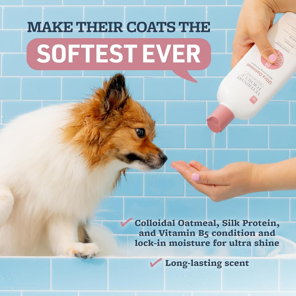 Synergy Labs Veterinary Formula Solutions Ultra Oatmeal Moisturizing Shampoo 17oz - 503ml