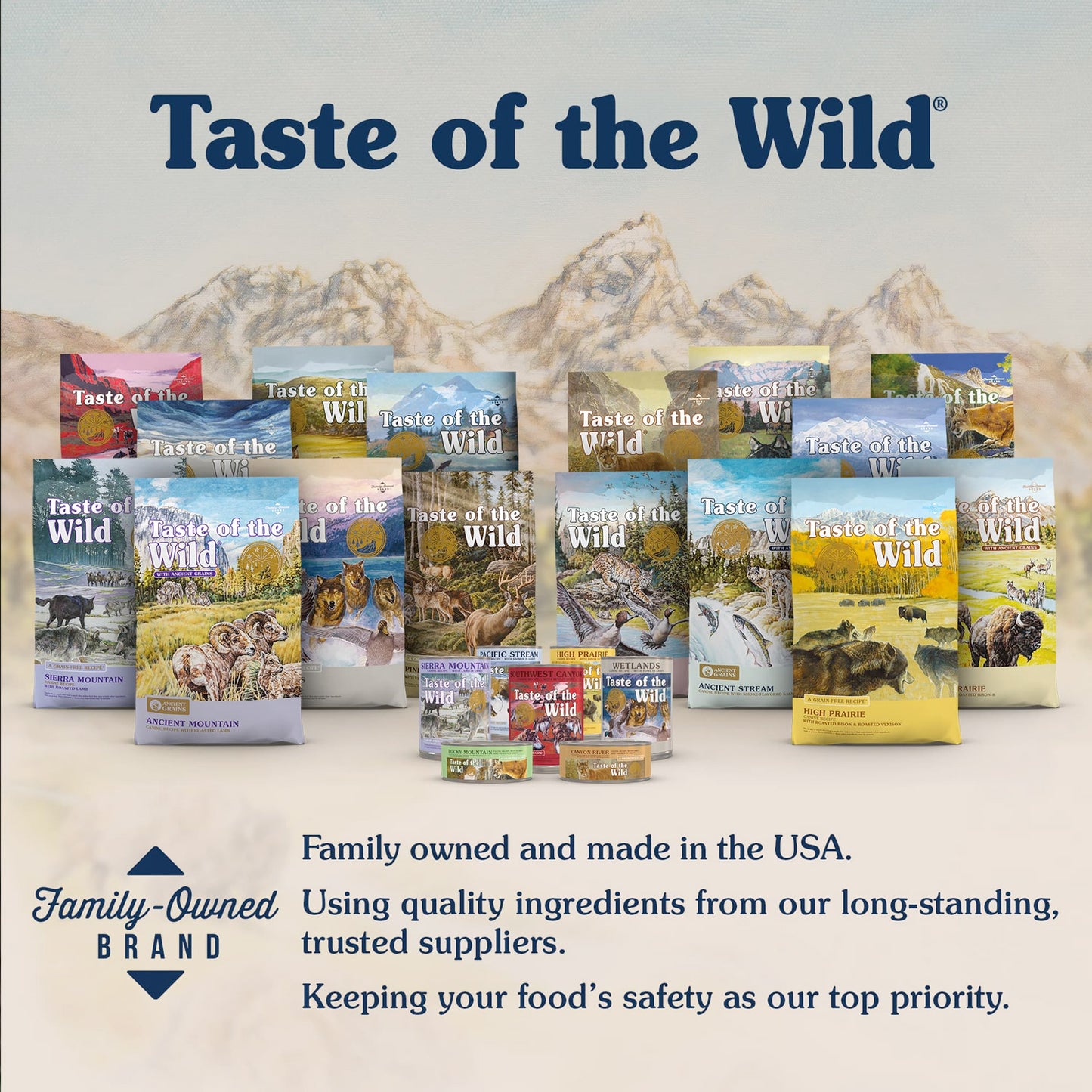Taste of the Wild High Prairie Adult Canine Formula Dry Dog Food