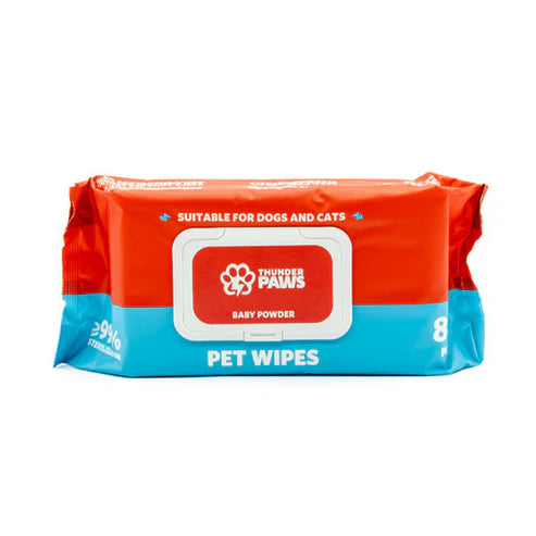 Thunder Paws Sanitary Pet Wipes - 80PCS