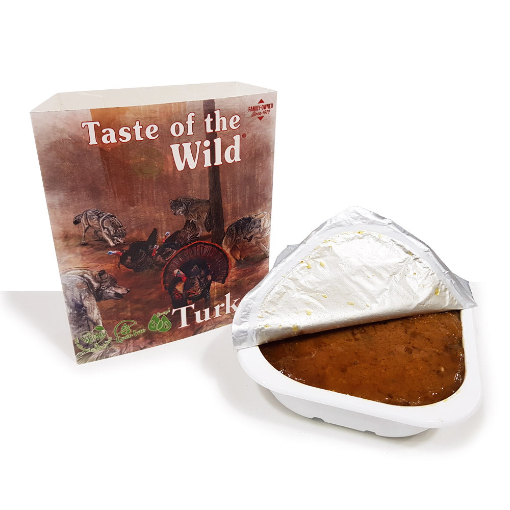 Taste of the Wild Turkey with Fruit & Vegetables Tray Wet Dog Food 390G