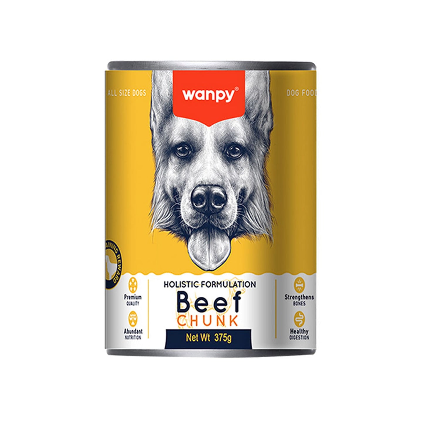 WANPY Holistic Formulation – Beef Chunk 375gx12