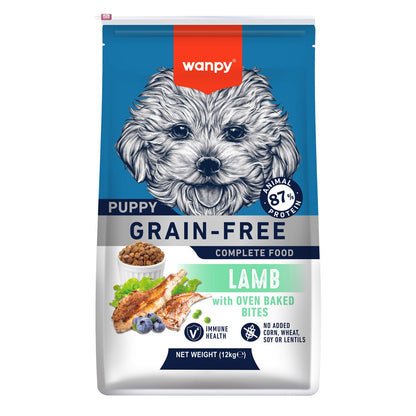 WANPY Grain Free Complete Food For Puppy – Lamb Recipe 1.5Kg