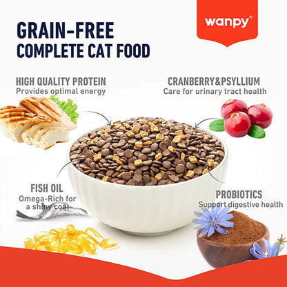 Wanpy Grain Free Complete Food For Kitten Chicken Recipe 8Kg