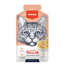 Wanpy Meat Broth Salmon &amp; Tuna for Cats (50gm) - 1Box 12pcs